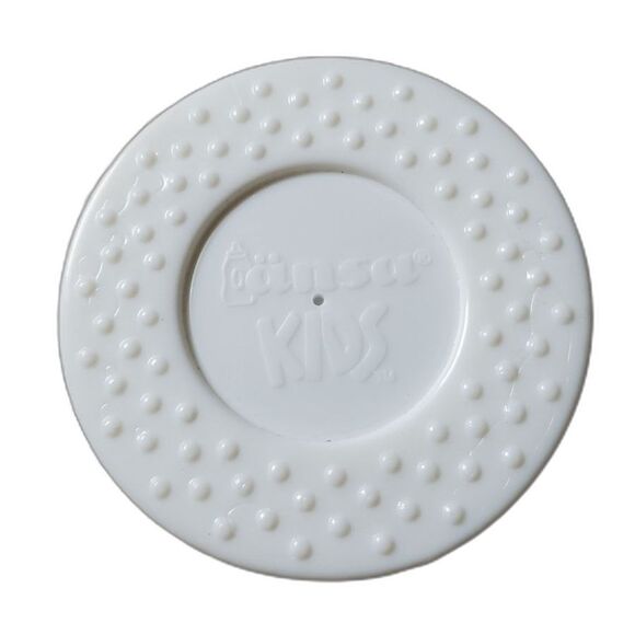 VTG Buffalo Sabers Hockey & Ansa Kids Textured Teething Ring White Rubber 3.5" - Picture 2 of 3